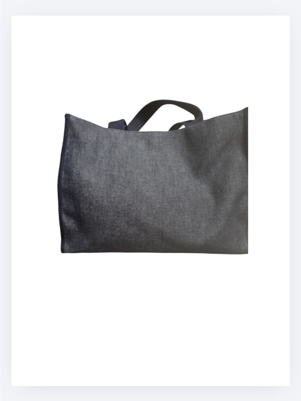 MASSIVE PRICE GAUGE 🚨 Burberry Medium Blue Navy Denim Tote Bag. Vgc. - Picture 2 of 6